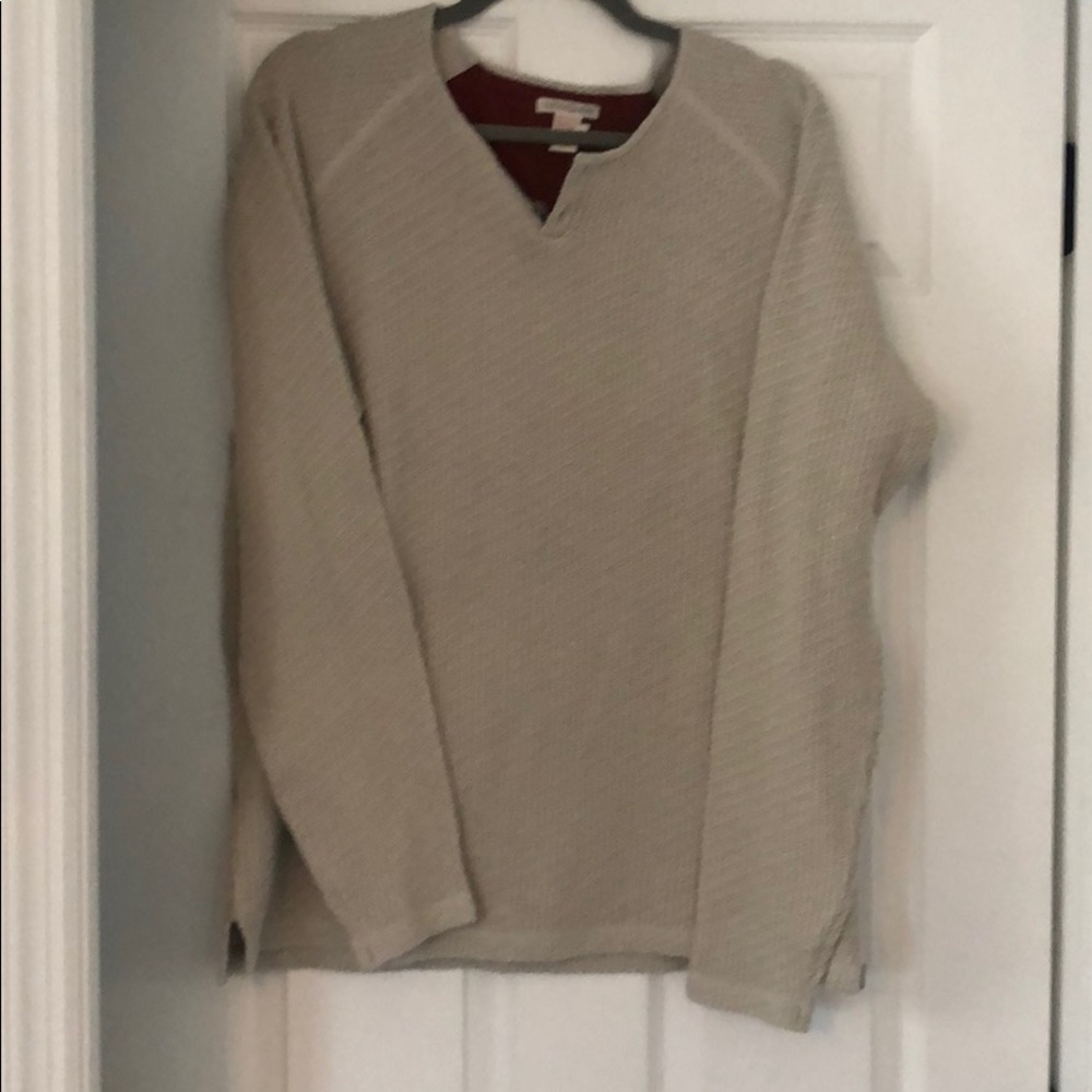 Men’s carbon2cobalt oatmeal colored sweater